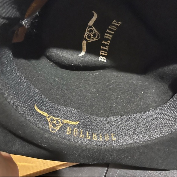 Bullhide Rodeo Cowgirl Hat Large Black Cheetah Animal Print Band Rhinestones - Picture 13 of 14